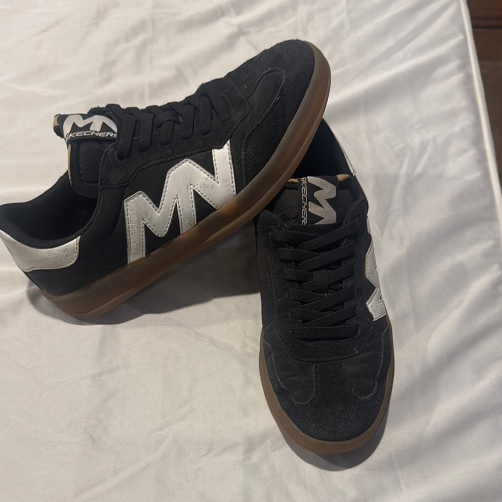 Skechers Black and White Sneakers